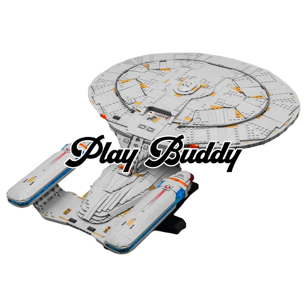 U.S.S. Enterprise NCC-1701-D (10356) 3600PCS Building Blocks w/ Figures U.S.S. Enterprise NCC-1701-D Building Blocks