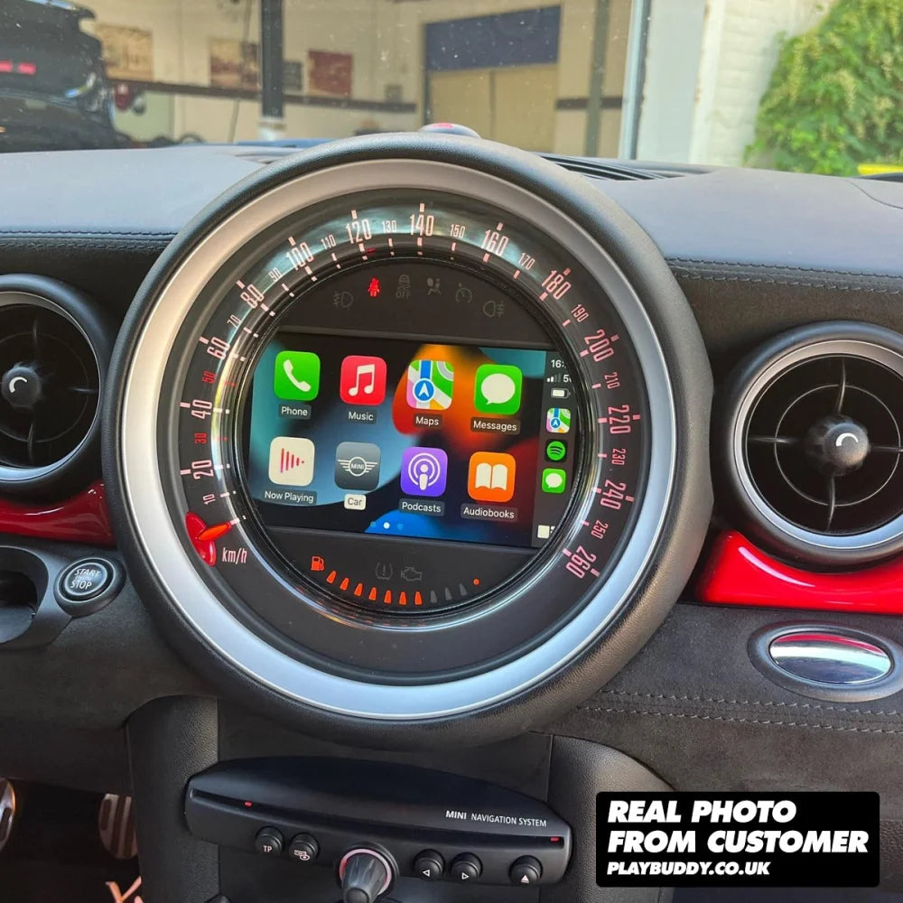Wireless Apple CarPlay & Android Auto CIC Retrofit Kit for MINI Cooper CIC (4-Pin Connector) Apple CarPlay & Android