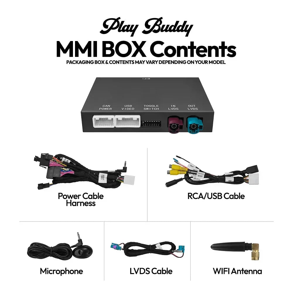 Wireless Apple CarPlay & Android Auto CIC Retrofit Kit for MINI Cooper CIC (4-Pin Connector) Apple CarPlay & Android