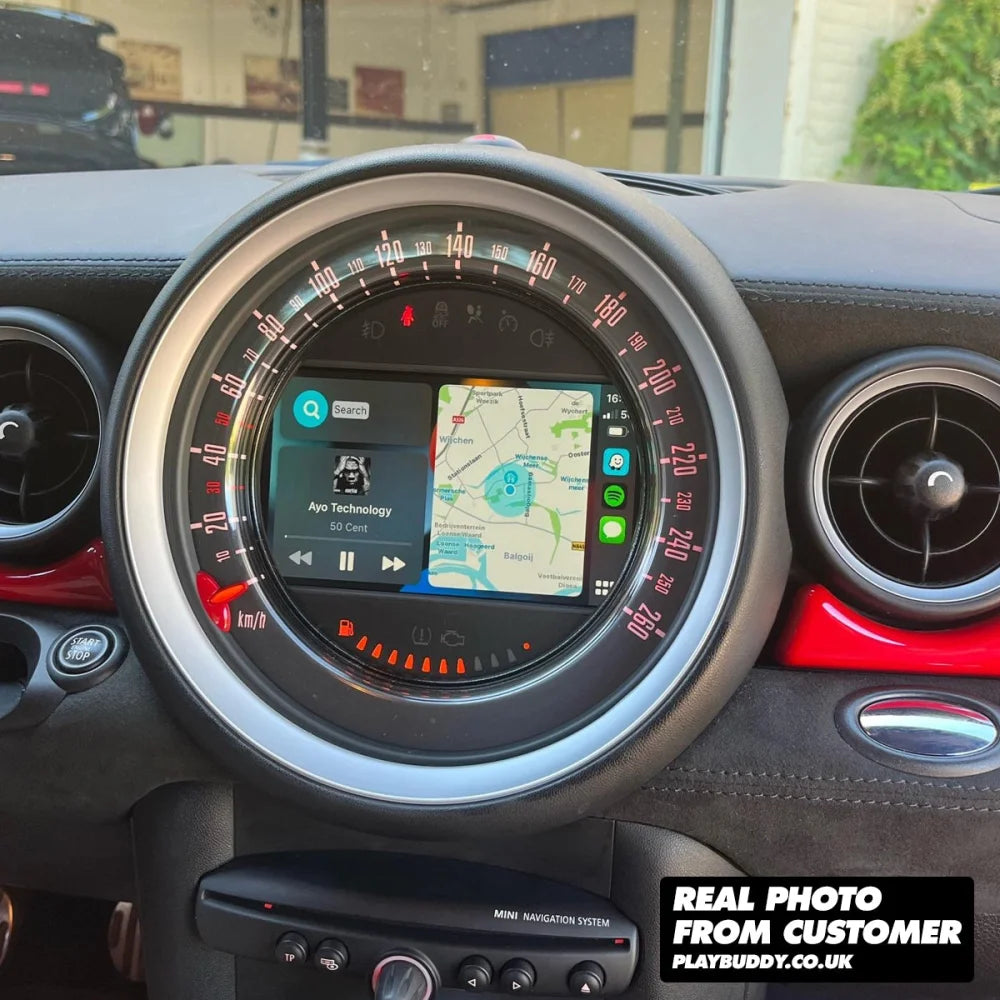 Wireless Apple CarPlay & Android Auto CIC Retrofit Kit for MINI Cooper CIC (4-Pin Connector) Apple CarPlay & Android