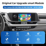 Wireless Apple CarPlay & Android Auto for Lexus ES/UX/NX/IS/RX/GX/RC 2018-2021 Lexus 2018-2021 with TouchPad Apple