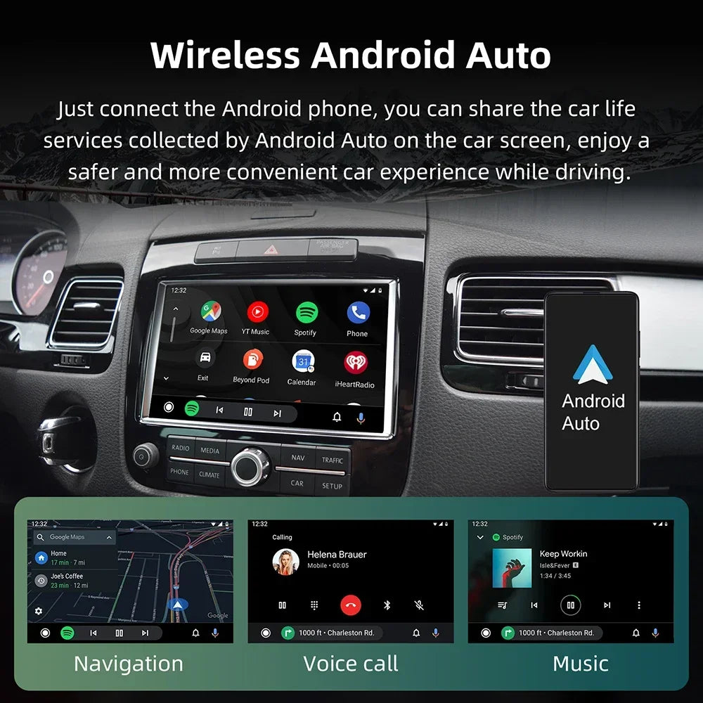 Wireless Apple CarPlay & Android Auto Retrofit for VW Touareg 2010-2018 RNS850 VW Touareg 2010-2018 Apple CarPlay &