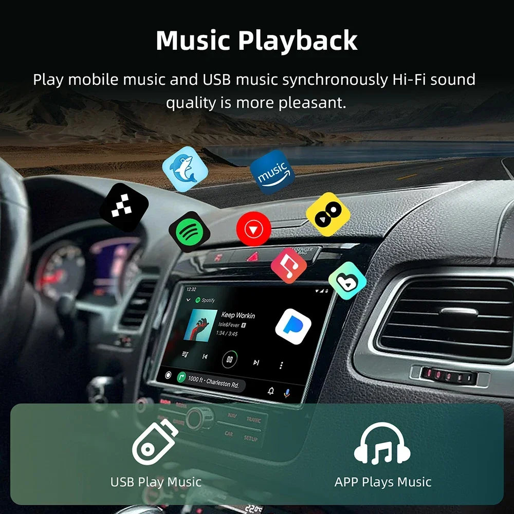 Wireless Apple CarPlay & Android Auto Retrofit for VW Touareg 2010-2018 RNS850 VW Touareg 2010-2018 Apple CarPlay &
