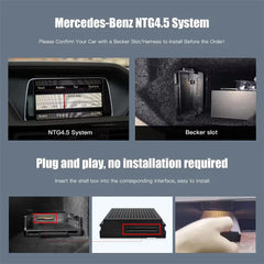 Wireless CarPlay & Android Auto for Mercedes Benz A/B/C/E/CLA/GLA/GLK/ML NTG4.5 NTG4.5 with Becker Slot Apple CarPlay &