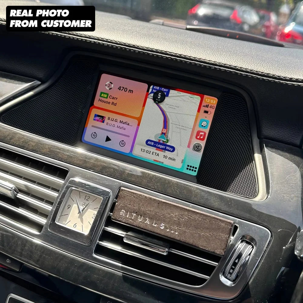 Wireless CarPlay & Android Auto for Mercedes Benz A/B/C/E/CLA/GLA/GLK/ML NTG4.5 NTG4.5 with Becker Slot Apple CarPlay &