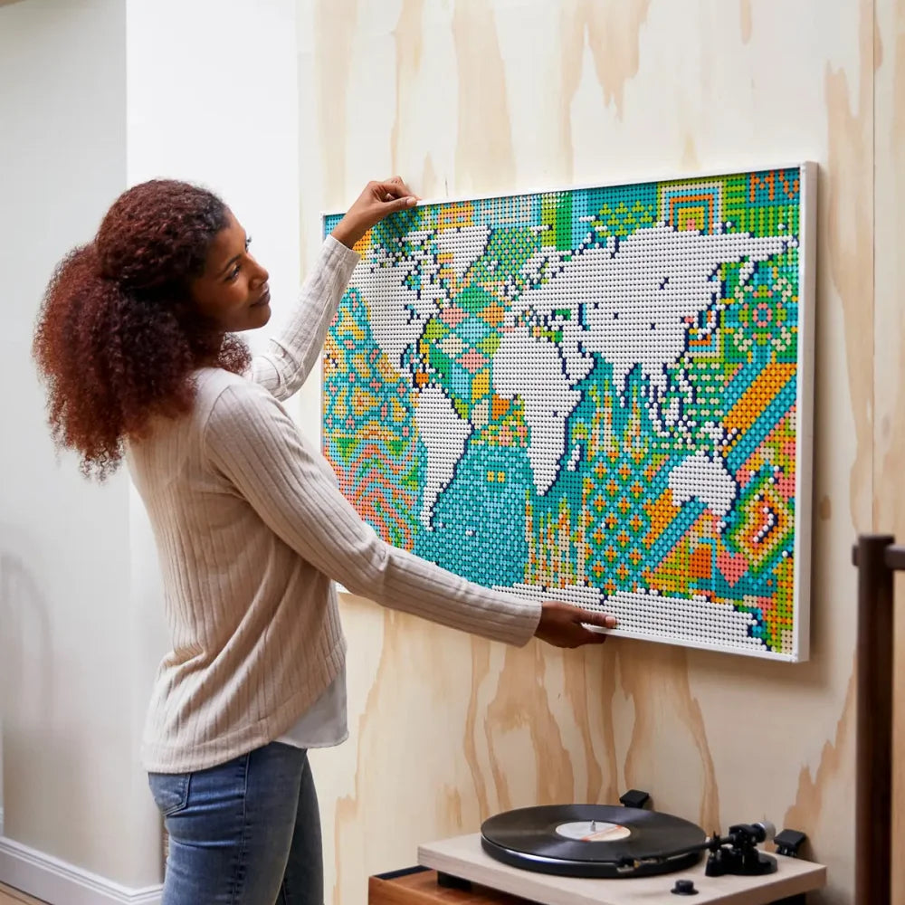 World Map (31203) Building Blocks 11695PCS Assembly Bricks World Map Building Blocks