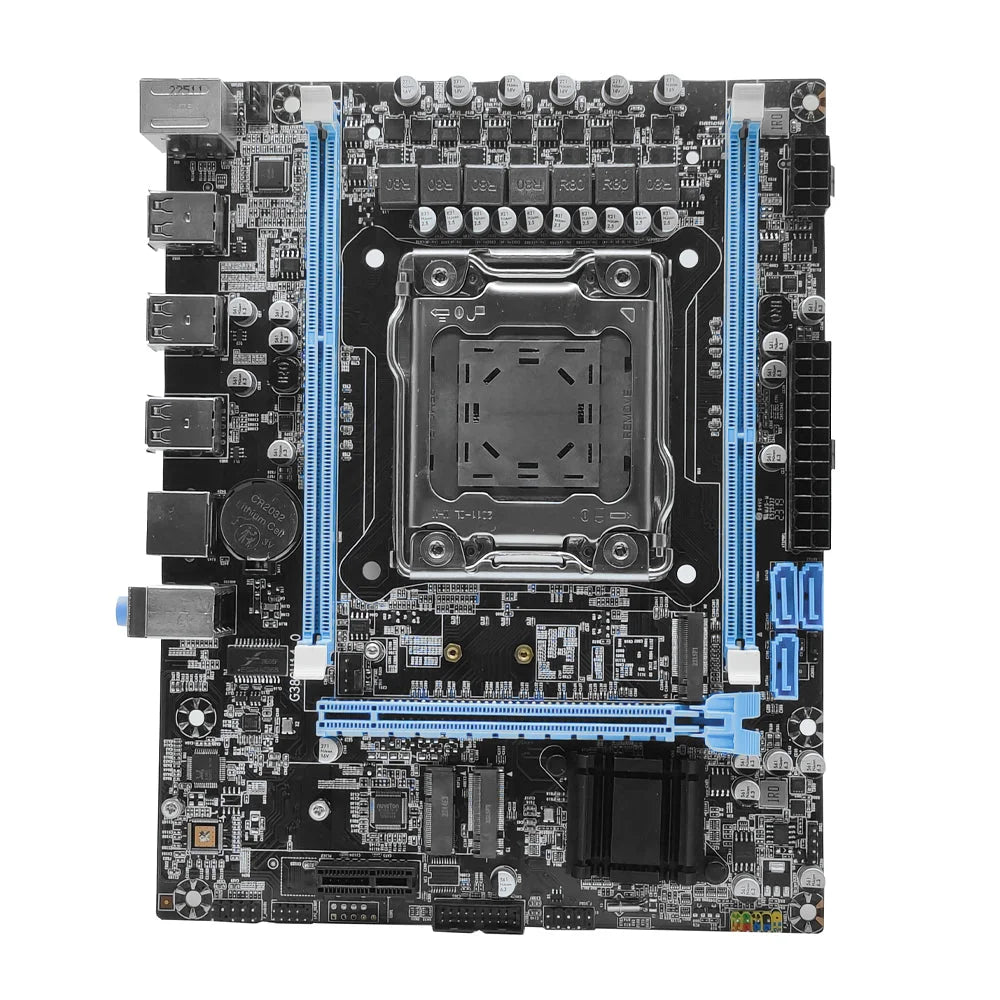 X79 Intel LGA2011 mATX Motherboard + Xeon E5 2640 V2 CPU + 16GB DDR3 ECC RAM Motherboard + CPU + RAM Motherboard