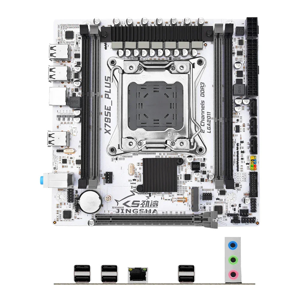 X79 LGA2011 DDR3 M.2 NVMe Gaming mATX Motherboard for Xeon E5 26xx V1 V2 CPU X79 LGA2011 Motherboard