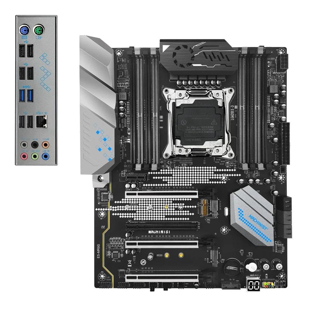 X99 ATX Motherboard Intel LGA2011-3 DDR4 M.2 NVMe USB3.0 Supports Intel Xeon E5 X99 LGA2011-3 Motherboard