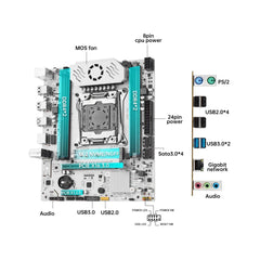 X99 DDR4 Intel LGA2011-3 mATX Gaming Motherboard with M.2 Support USB3.0 PCIEx16 X99 LGA2011-3 Motherboard