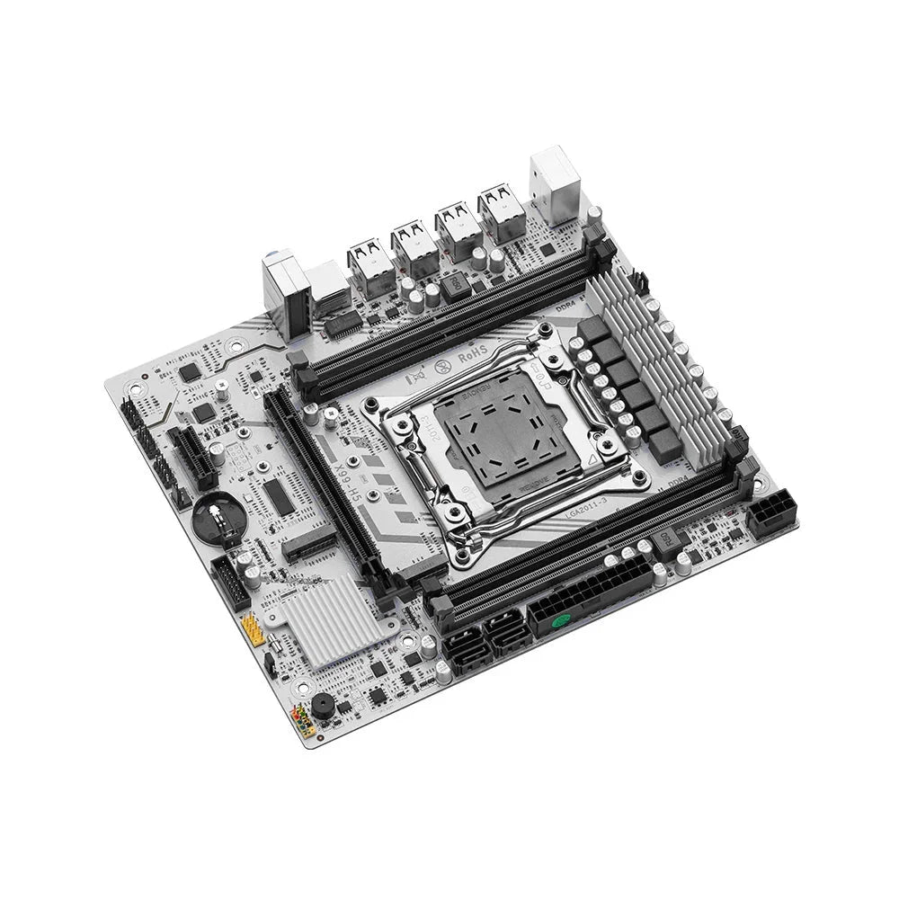 X99 Gaming mATX Motherboard Set + Xeon E5 2630 V4 CPU + DDR4 16GB REG ECC Memory Motherboard