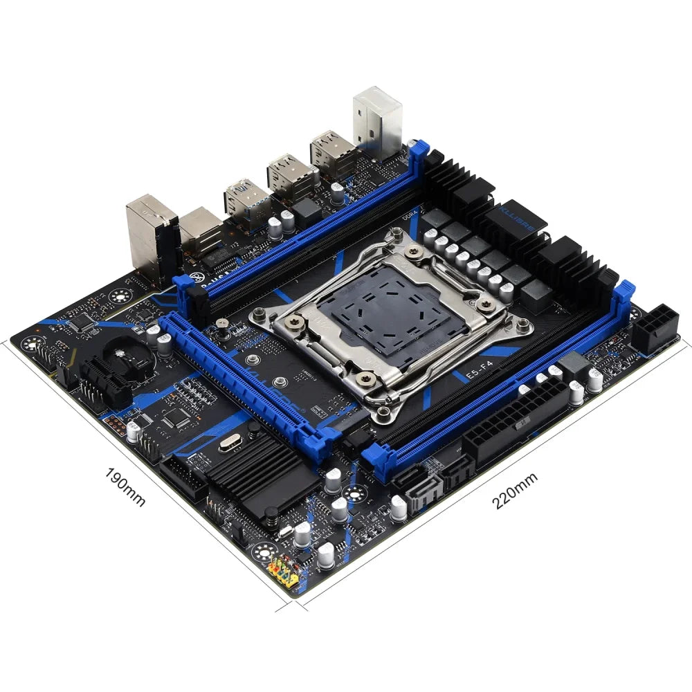 X99 Intel LGA2011-3 mATX DDR4 M.2 NVMe SATA3.0 USB3.0 Motherboard for Xeon E5 V3 X99 LGA2011-3 Motherboard
