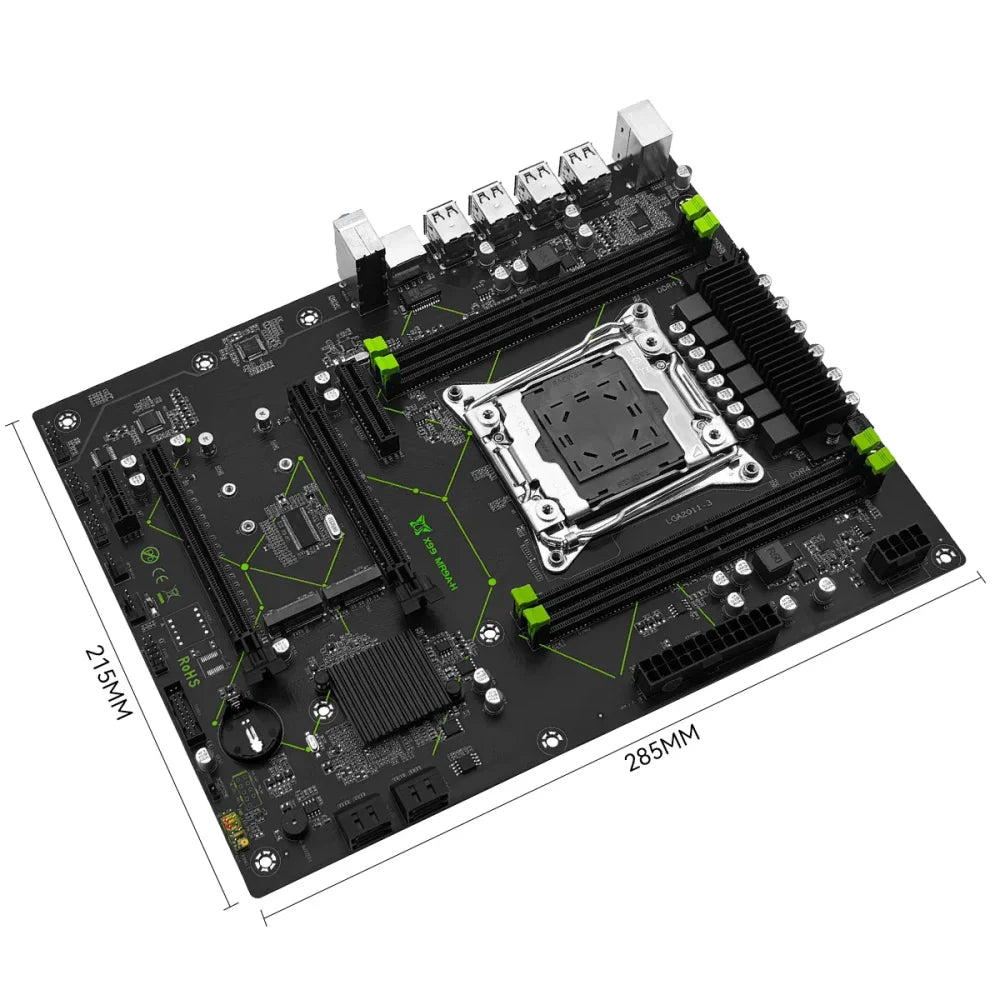 X99 MR9A-H ATX Motherboard Supports LGA2011-3 Xeon E5 V3 V4 CPUs DDR4 NVMe M.2 X99 LGA2011-3 Motherboard