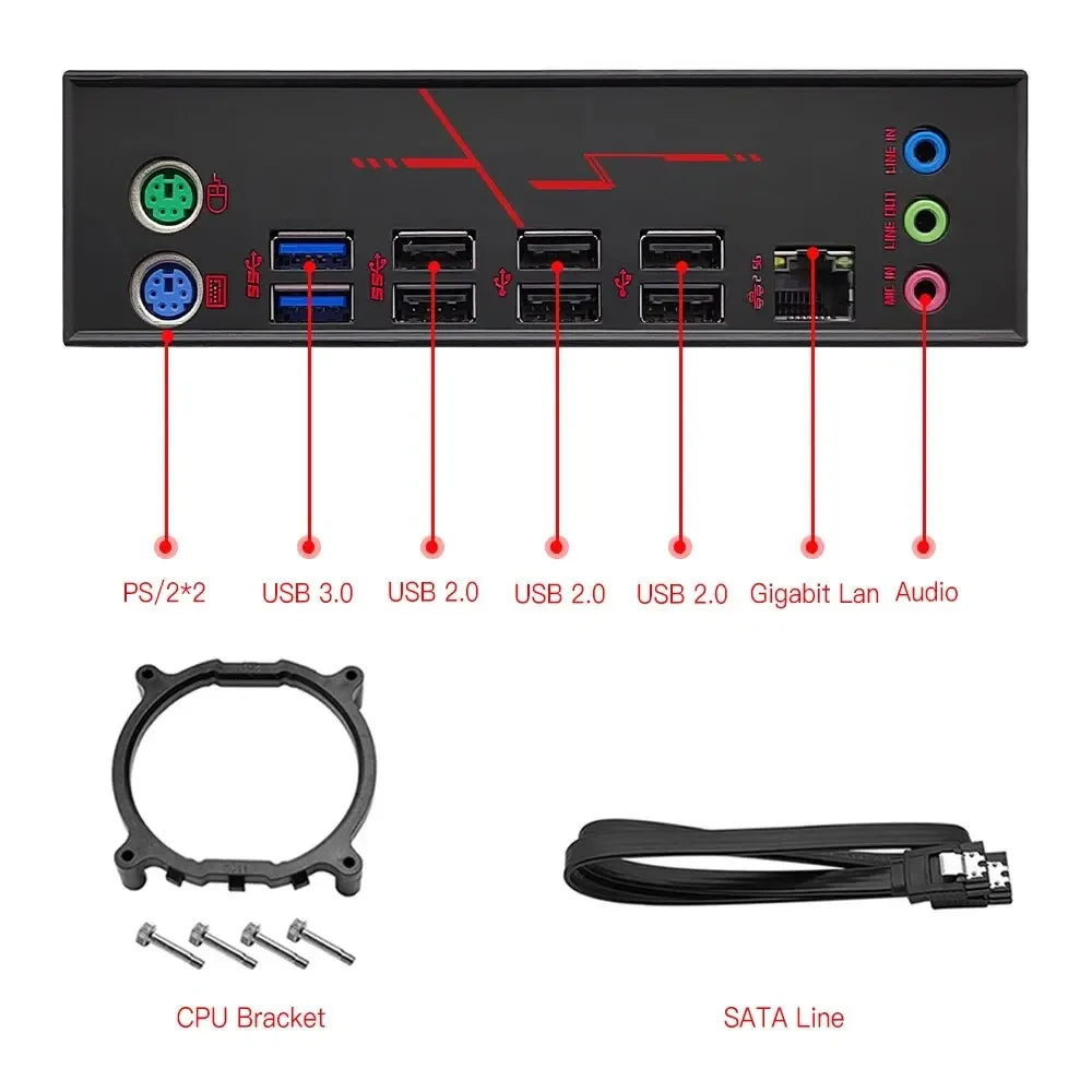 X99 MR9A PRO MAX ATX Motherboard + E5 2680 V4 CPU + 16GB DDR4 RAM Gaming Bundle Motherboard