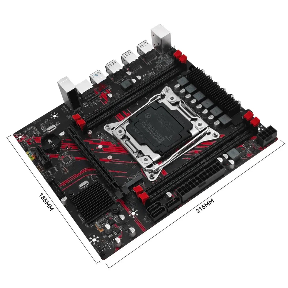 X99 PR8 Intel LGA2011-3 DDR3 NVMe M.2/SATA 3.0 mATX Motherboard for Xeon CPUs X99 LGA2011-3 Motherboard