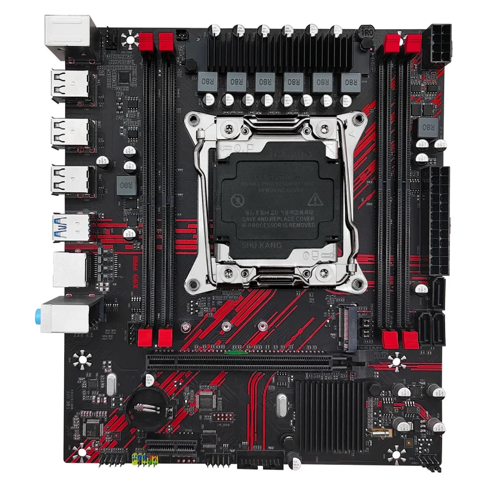 X99 PR8 Intel LGA2011-3 mATX Motherboard + Xeon E5 2666 V3 CPU + DDR3 32GB RAM Motherboard