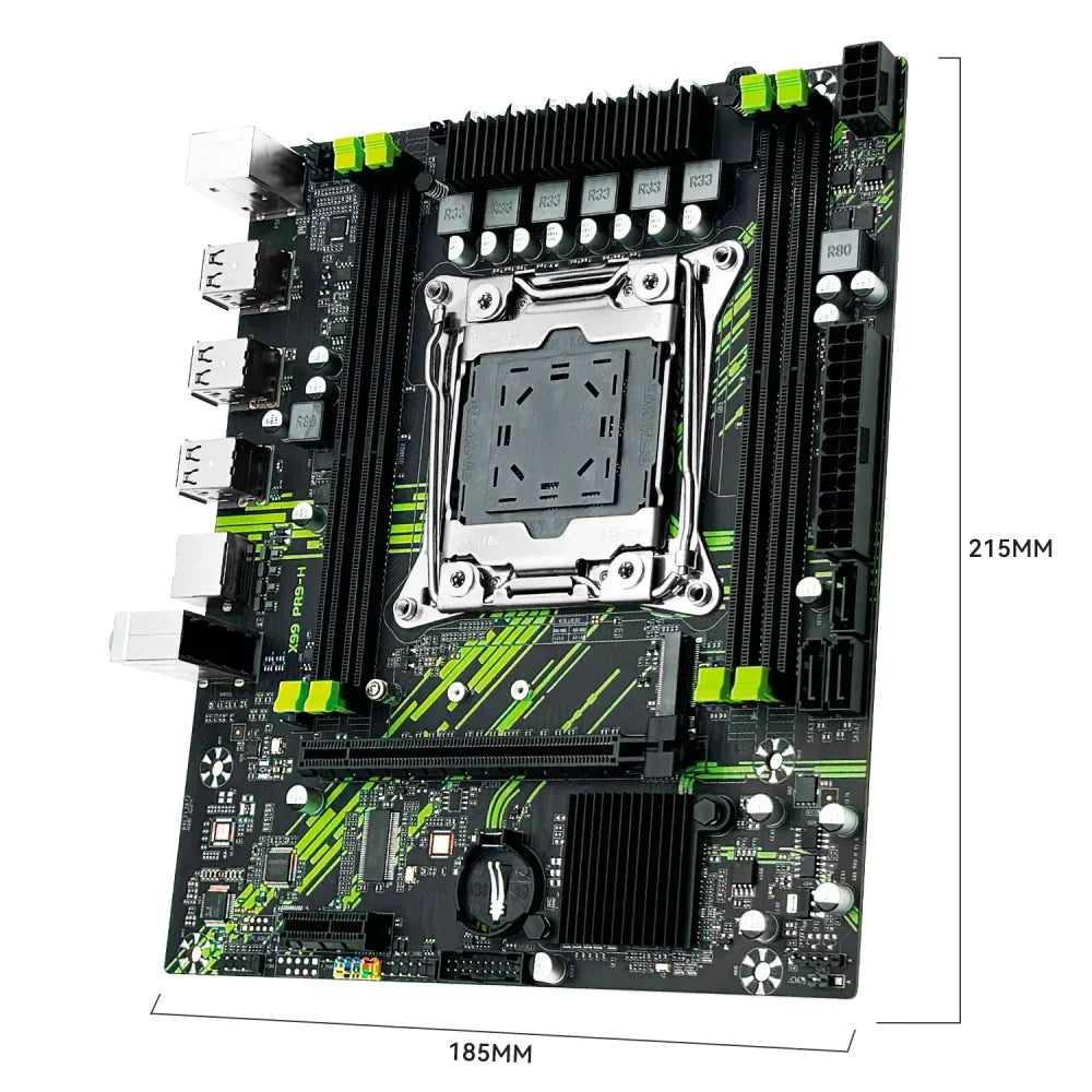 X99 PR9-H Intel mATX LGA2011-3 Motherboard Set + E5 2650 V4 CPU + 16GB DDR4 RAM Motherboard