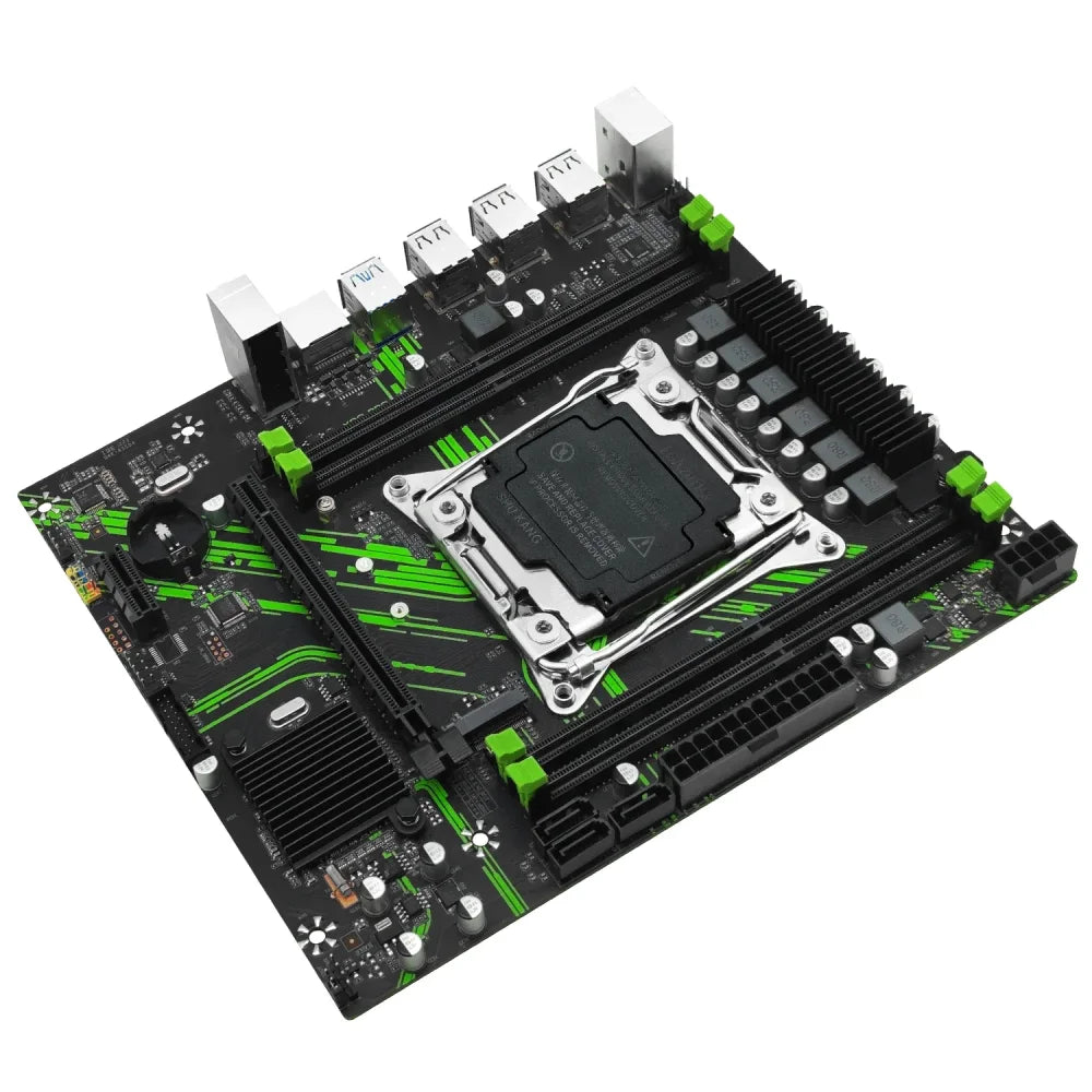 X99 PR9 LGA2011-3 mATX DDR4 RAM SATA/NVMe M.2 Motherboard for Xeon E5 V3 V4 CPUs X99 LGA2011-3 Motherboard