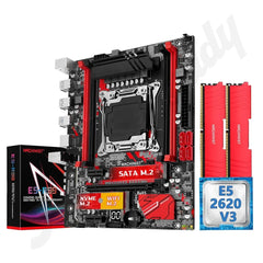 X99 RS9 E5 LGA2011-3 mATX Motherboard Set + Xeon E5 2620 V3 CPU + 16GB DDR4 RAM Motherboard + CPU + RAM Motherboard