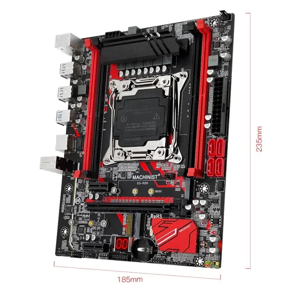 X99 RS9 E5 LGA2011-3 mATX Motherboard Set + Xeon E5 2620 V3 CPU + 16GB DDR4 RAM Motherboard + CPU + RAM Motherboard