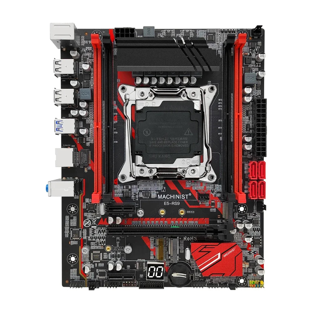 X99 RS9 Intel LGA2011-3 DDR4 SATA PCI-E M.2 mATX Motherboard Xeon E5 V3 V4 CPUs X99 LGA2011-3 Motherboard