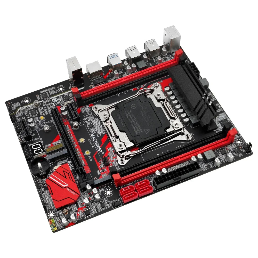 X99 RS9 Intel LGA2011-3 DDR4 SATA PCI-E M.2 mATX Motherboard Xeon E5 V3 V4 CPUs X99 LGA2011-3 Motherboard