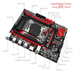 X99 RS9 LGA2011-3 mATX Motherboard Bundle + Xeon E5 2670 V3 CPU + 32GB DDR4 RAM Motherboard + CPU + RAM Motherboard
