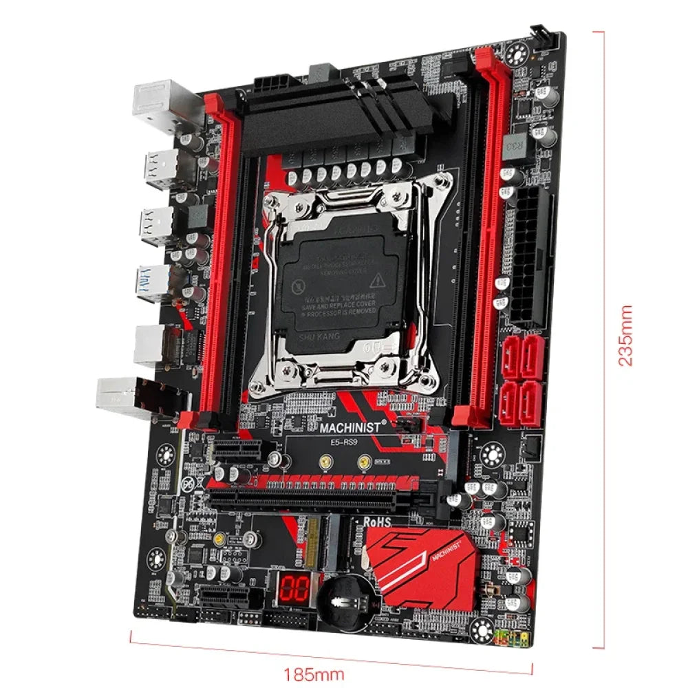 X99 RS9 LGA2011-3 mATX Motherboard Kit + Xeon E5 2650 V4 CPU + 16GB DDR4 RAM Kit Motherboard