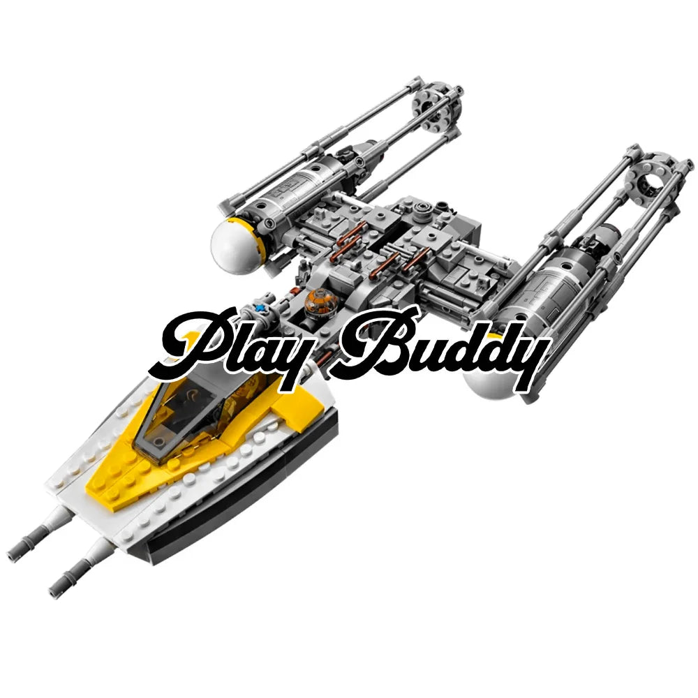 Y Wing Spaceship Model from Film Collection MOC Building Block Set Toy for Adult Y Wing Spaceship Building Blocks